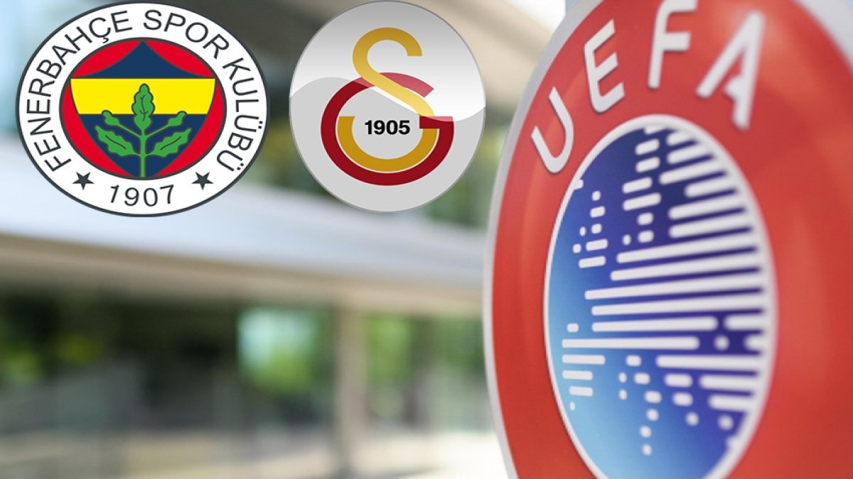UEFA kulüpler sıralamasını açıkladı. Fenerbahçe mi önde Galatasaray mı? İlk 100'de 3 Türk takımı