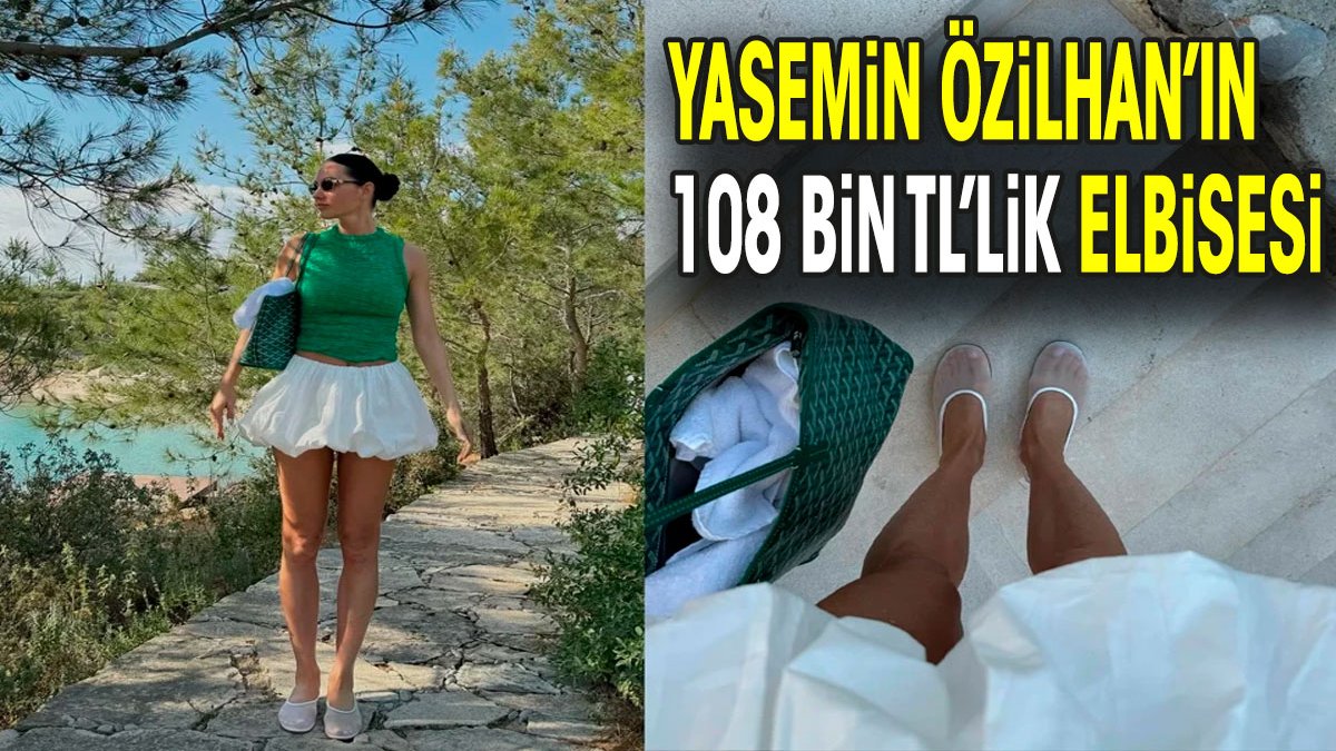 Yasemin Özilhan’ın 108 bin TL’lik elbisesi