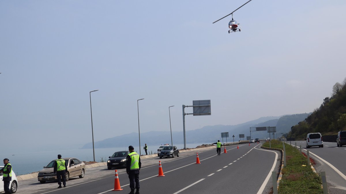 Jandarma’dan drone helikopterli denetim