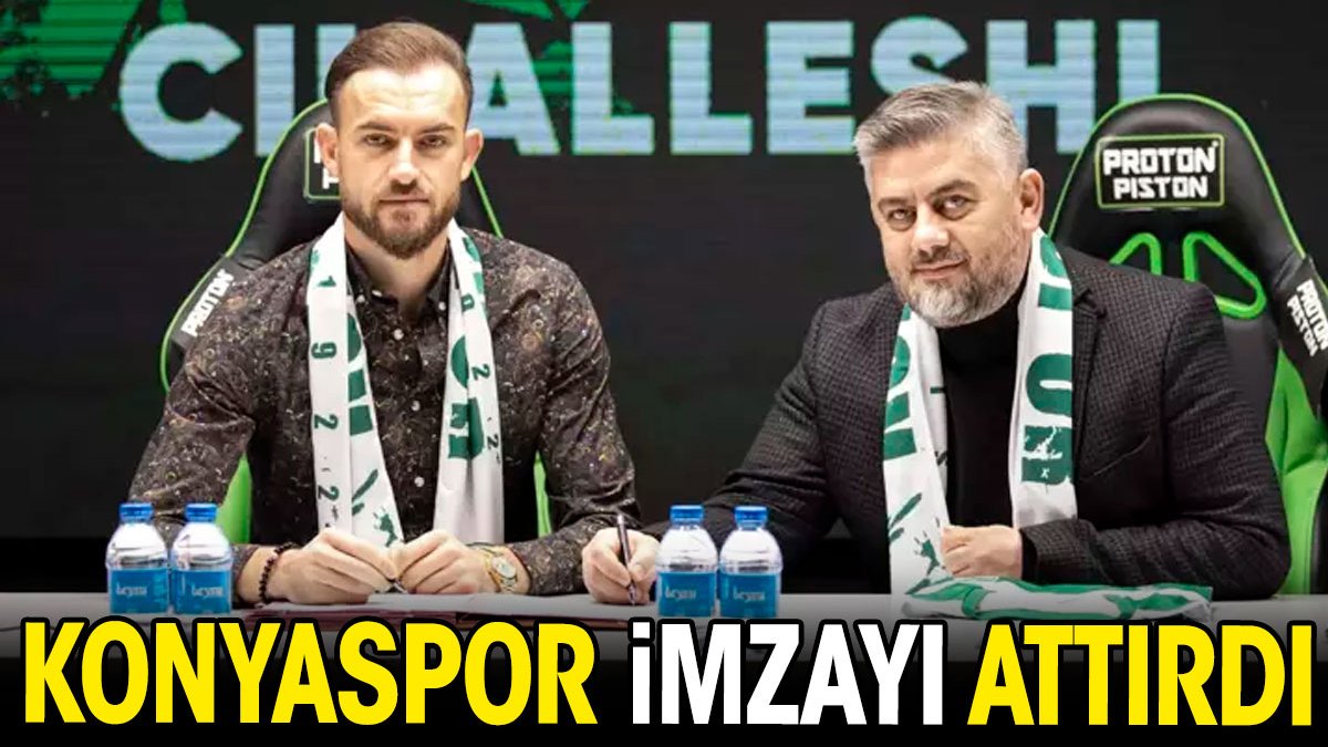 Konyaspor imzayı attırdı