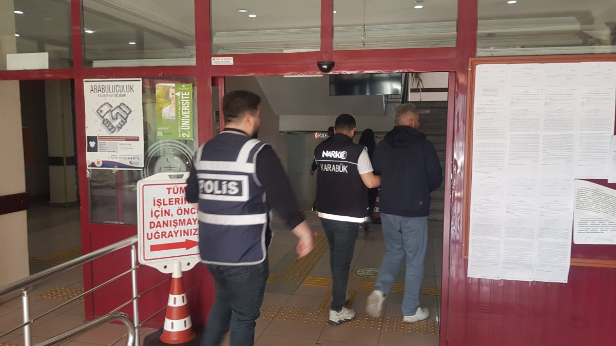 Karabük’te uyuşturucu operasyonu: 2 tutuklu