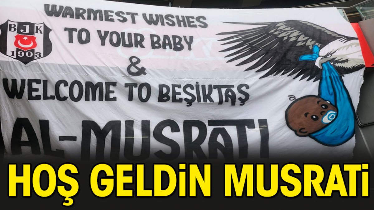Bebek Musrati'ye İnönü'de pankartlı mesaj