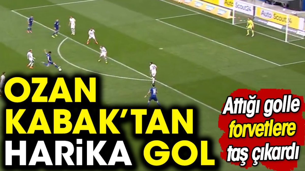 Ozan Kabak şahane gol attı Hoffenheim kazandı