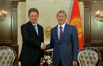Atambayev Gazprom’a teşekkür etti
