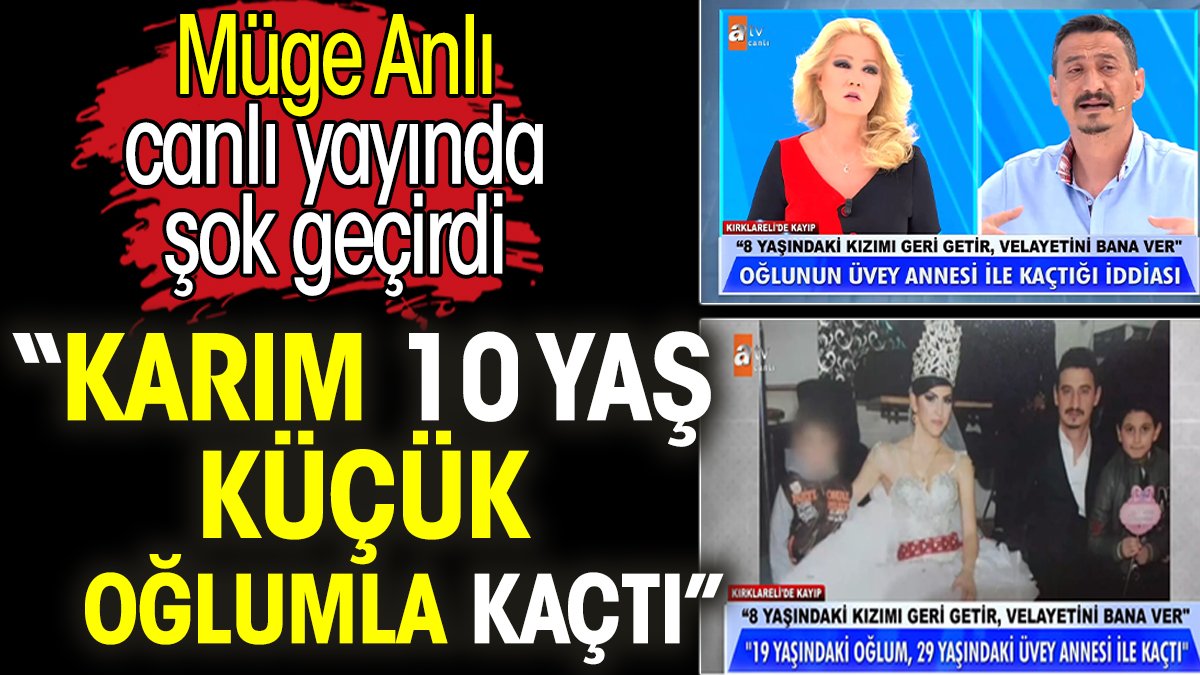 Müge Anlı canlı yayında şok geçirdi. 'Karım 10 yaş küçük oğlumla kaçtı'