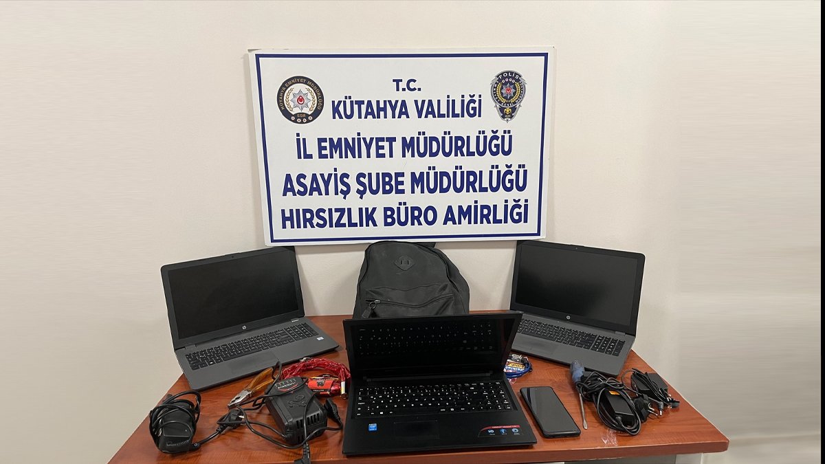 Üç ilde okullardan bilgisayar hırsızlığı yapan zanlı tutuklandı