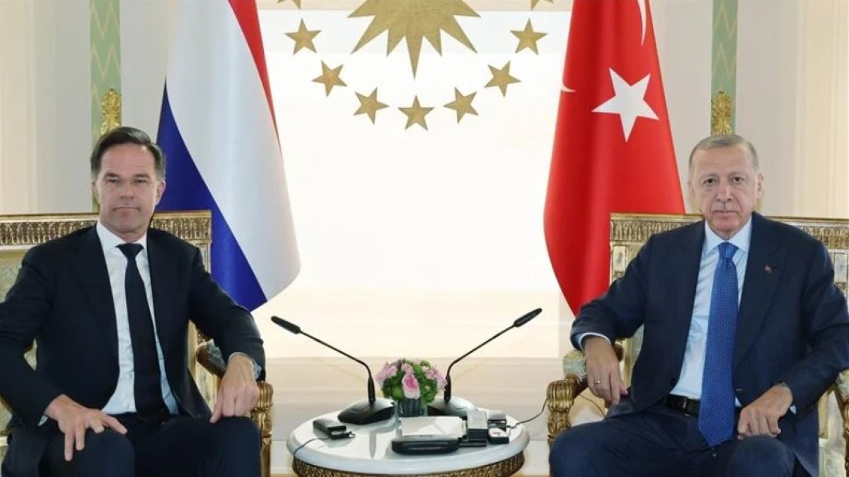 Erdoğan Hollanda Başbakanı Rutte'yi kabul etti