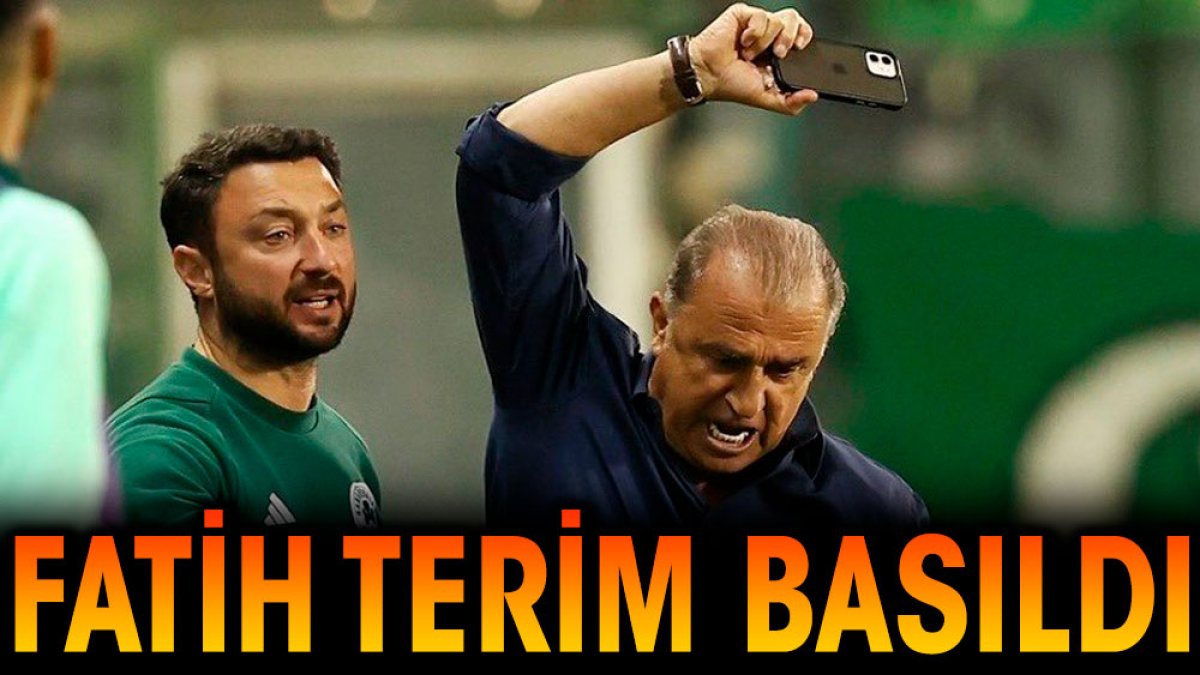 Fatih Terim basıldı