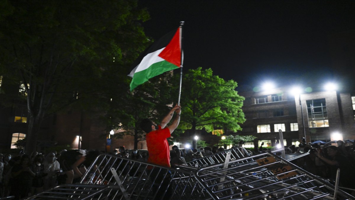 ABD üniversitelerinde Filistin'e destek gösterilerinde bin kişi gözaltına alındı