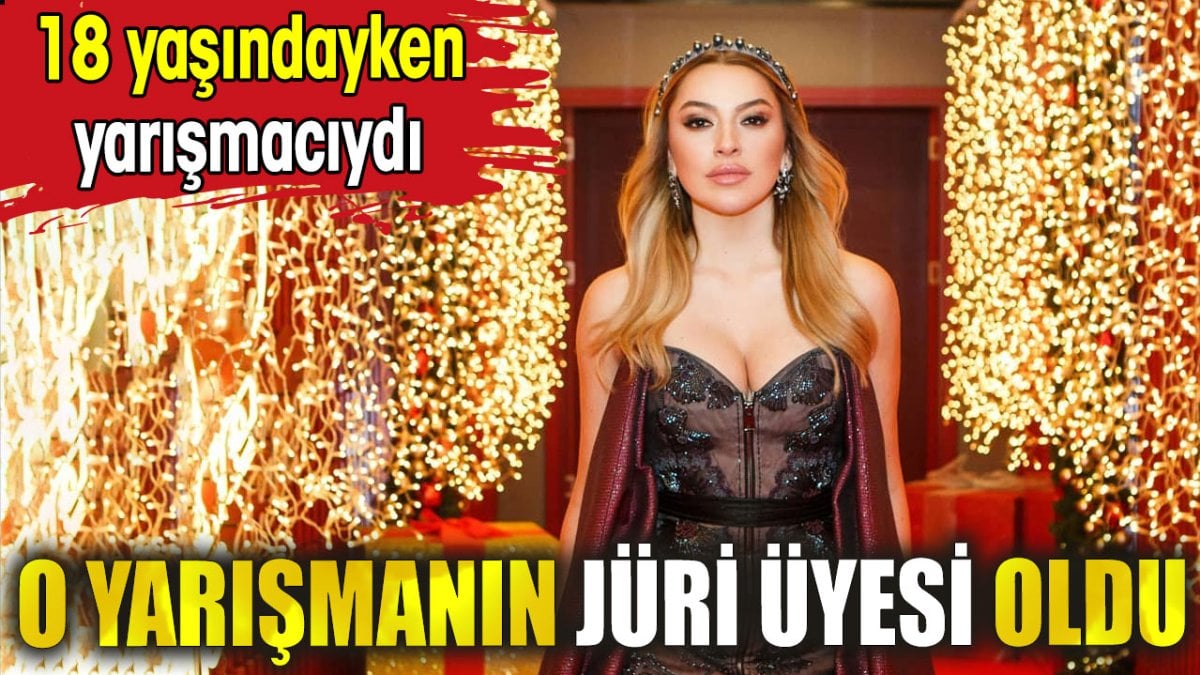 18 yaşında yarışmacıydı. Hadise, o yarışmanın jüri üyesi oldu