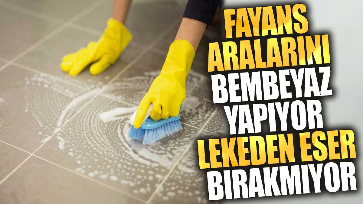 Fayans aralarını bembeyaz yapıyor lekeden eser bırakmıyor