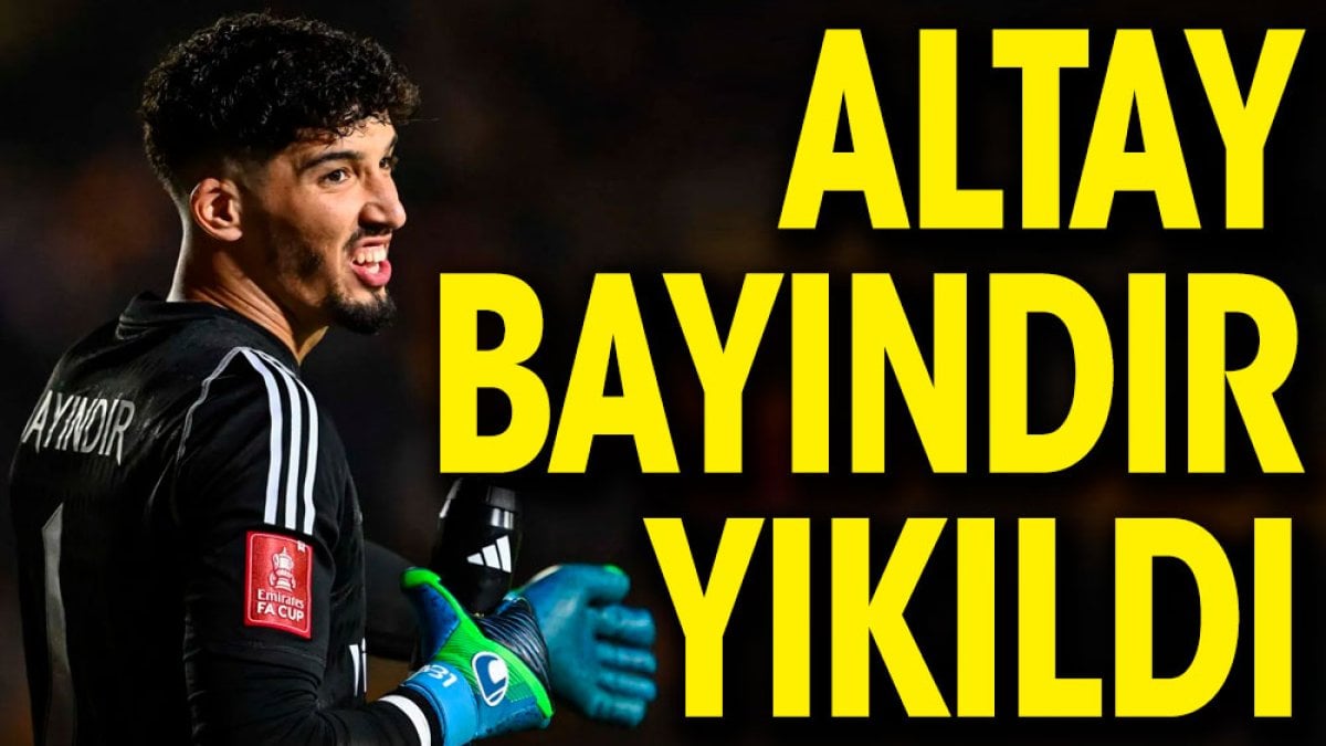 Altay Bayındır yıkıldı