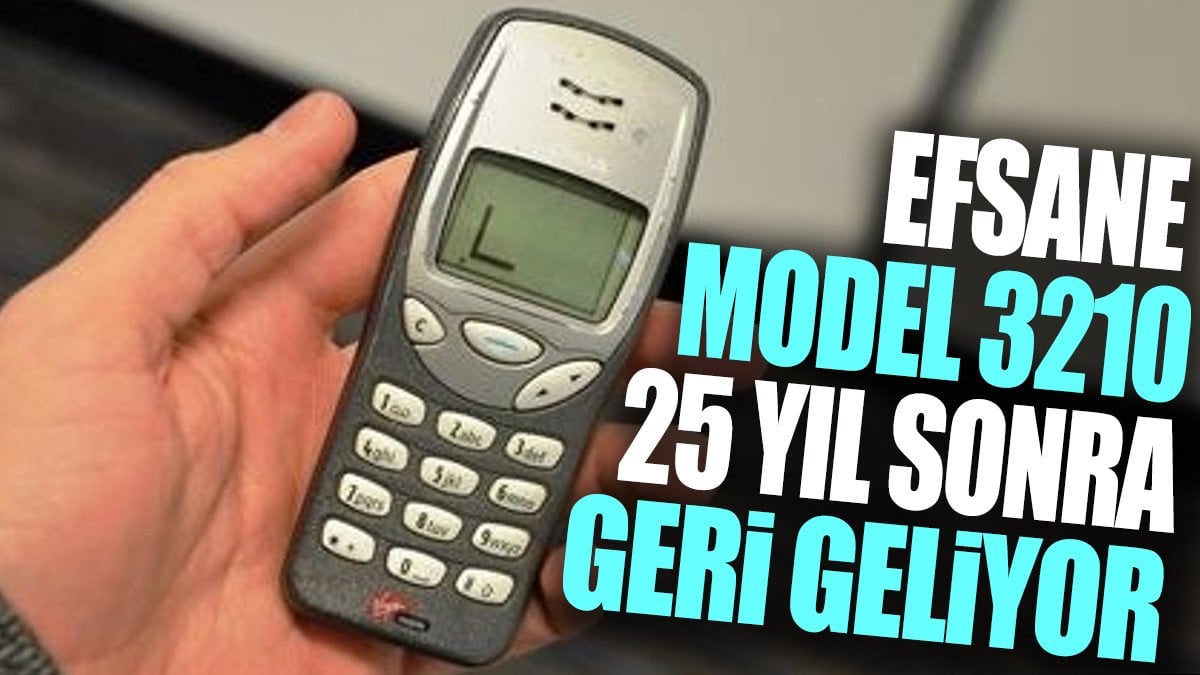 Efsane model 3210 25 yıl sonra geri geliyor