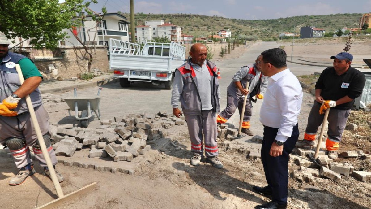 Nevşehir’de yol çalışmaları yapılıyor