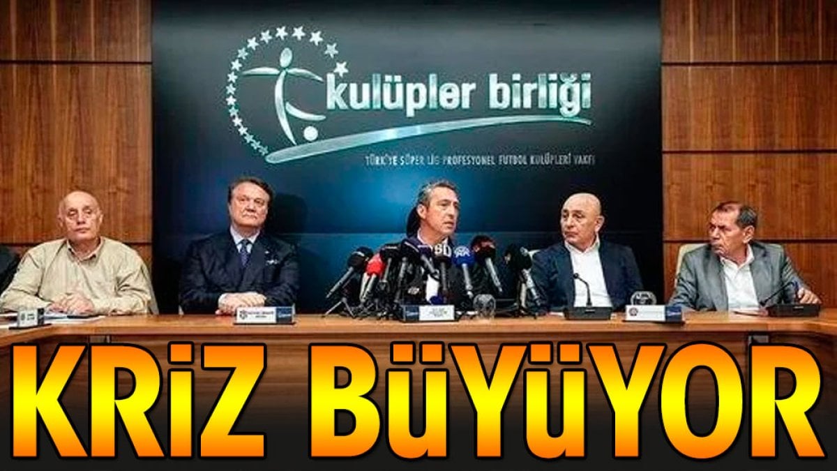 TFF ile kulüpler arasında zart zurt buhranı