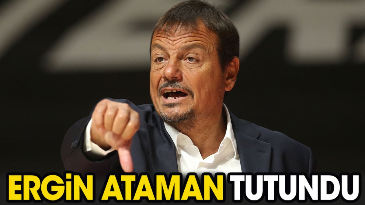 Ergin Ataman tutundu