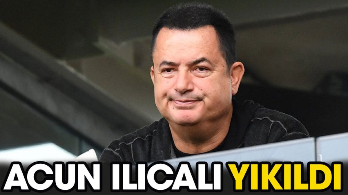 Acun Ilıcalı yıkıldı. En büyük hayali suya düştü