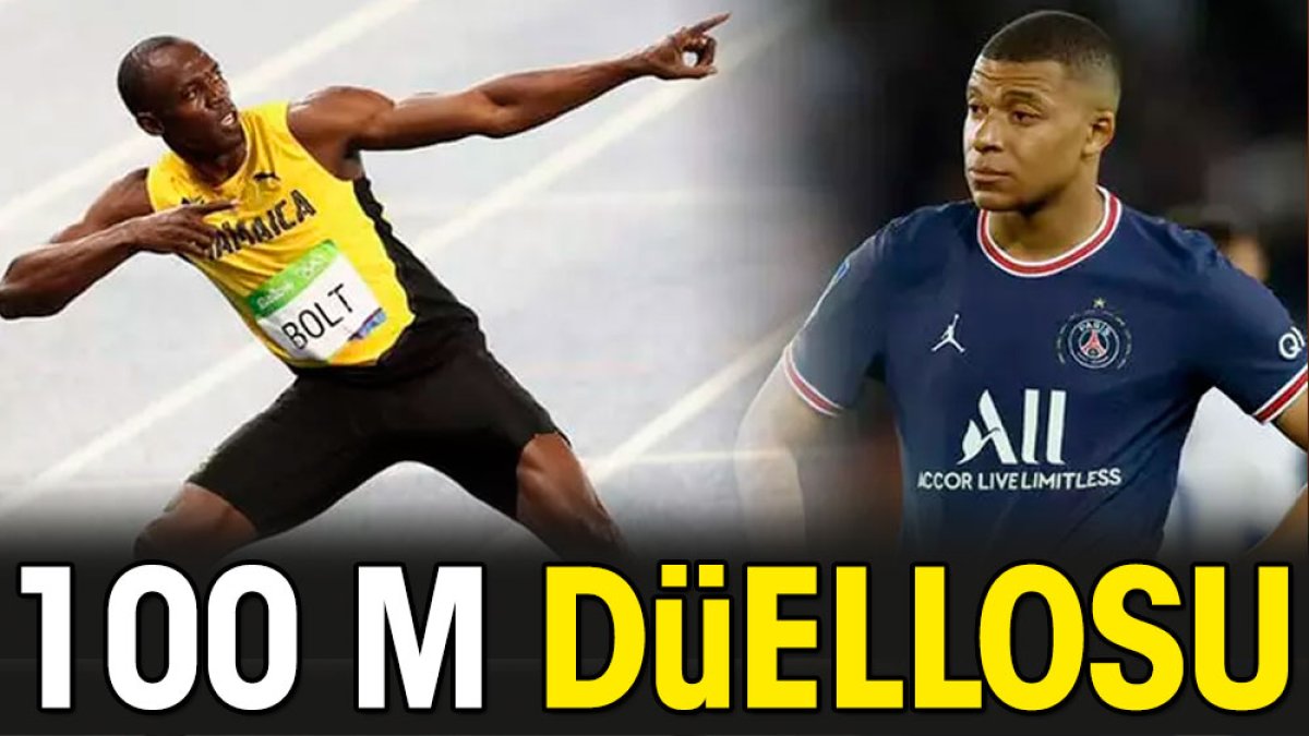 Usain Bolt'un 100 metredeki rakibi Mbappe oldu