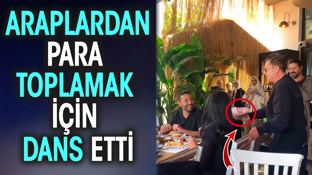 Mehmet Ali Erbil, Araplardan para toplamak için dans etti