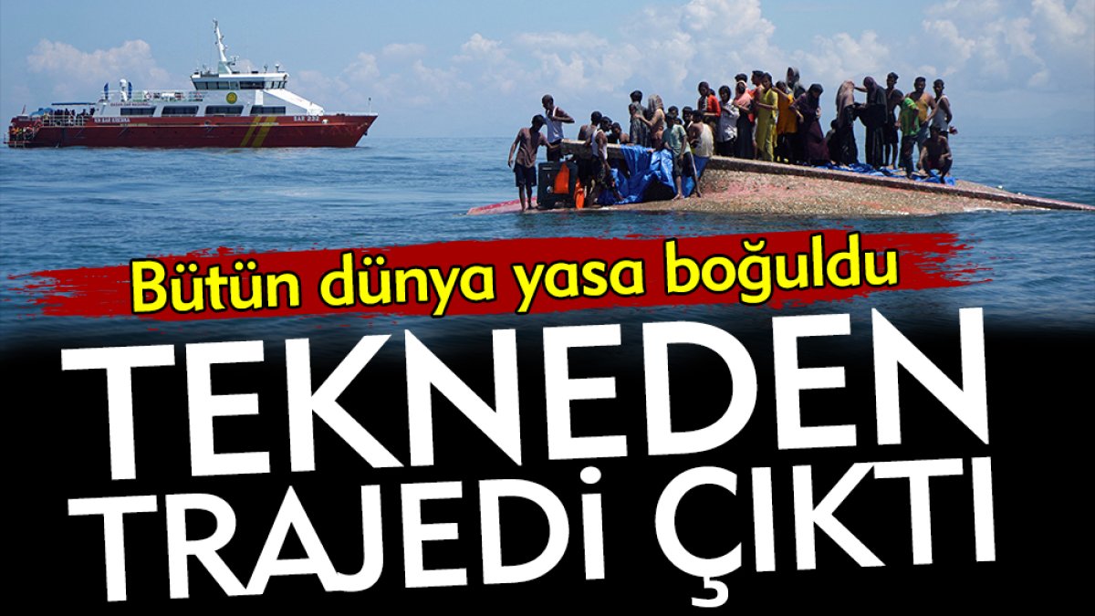 Tekneden trajedi çıktı: Bütün dünya yasa boğuldu