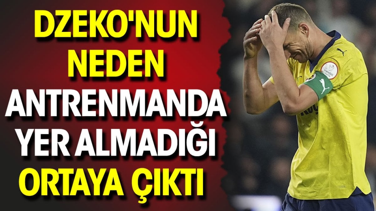 Dzeko'nun neden antrenmanda yer almadığı ortaya çıktı