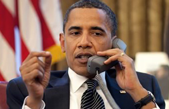 Erdoğan ile  Obama  telefonda  görüştü