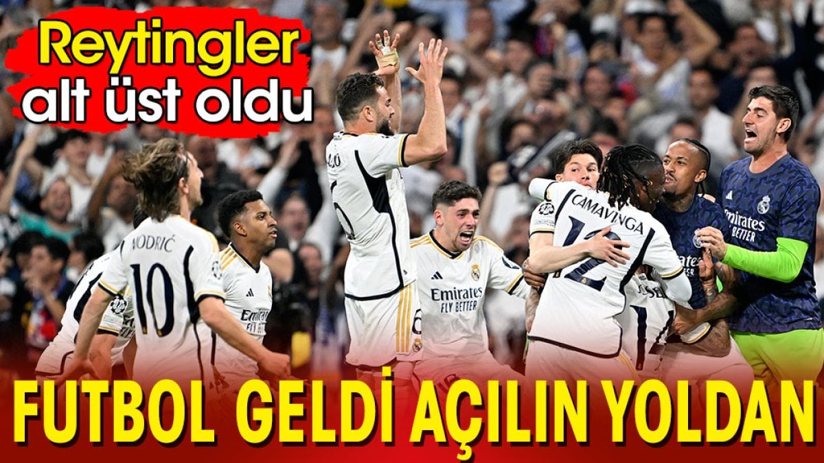 Futbol geldi açılın yoldan. Reytingler alt üst oldu