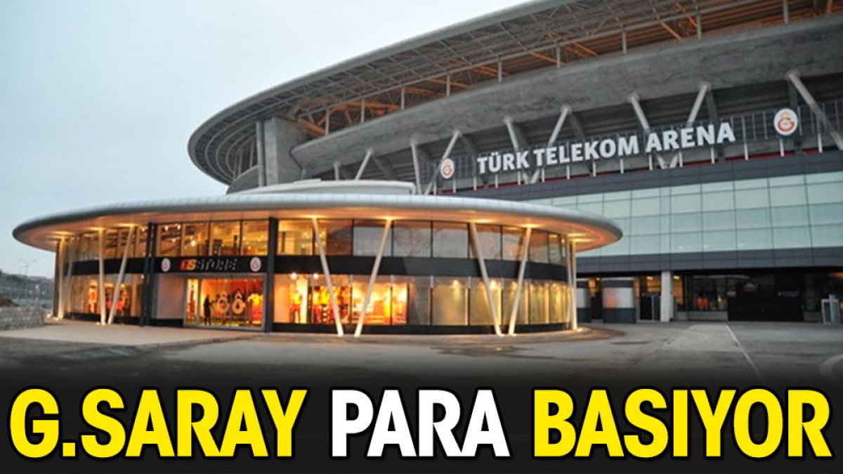 Galatasaray 23 yıllık kurumla para basıyor