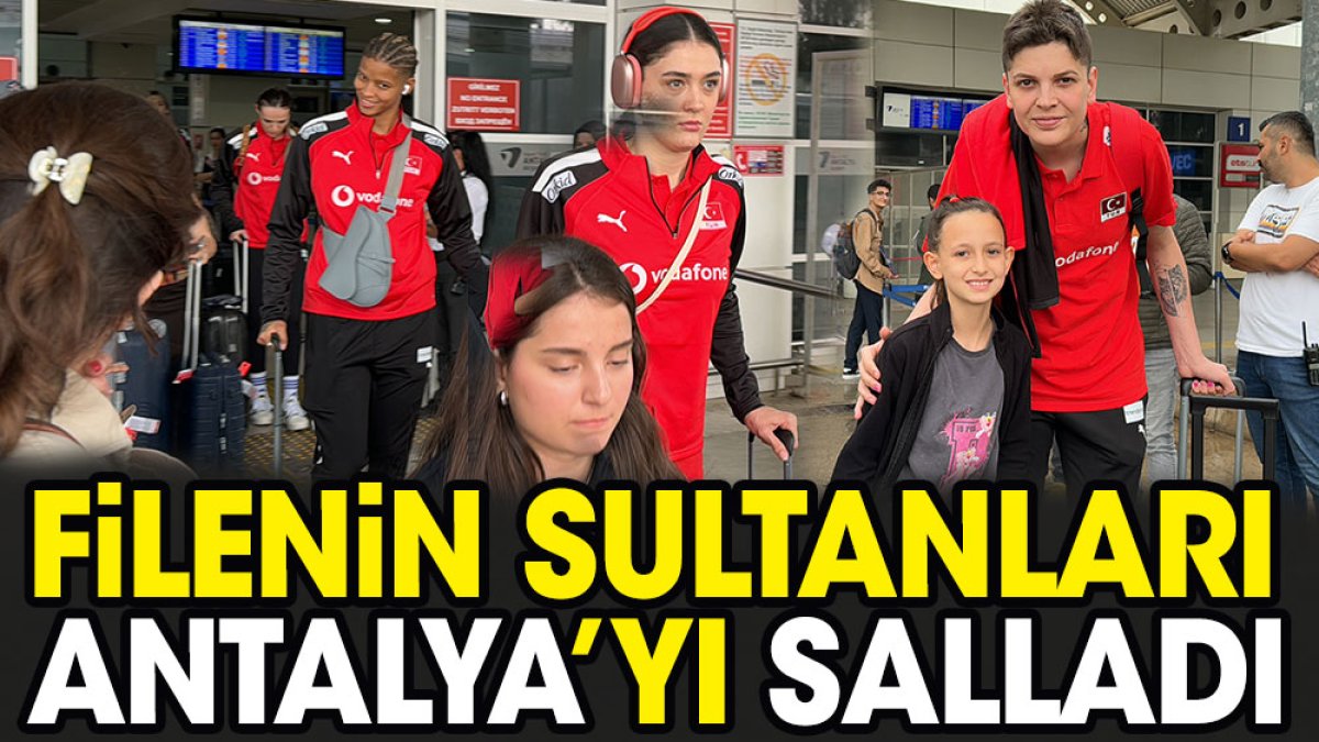 A Milli Takım Antalya'yı salladı