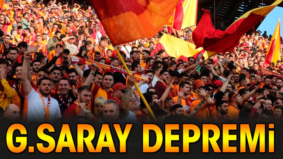 Olimpiyat Stadı'nda Galatasaray depremi