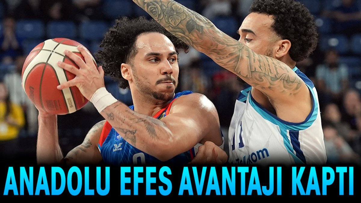 Anadolu Efes avantajı kaptı