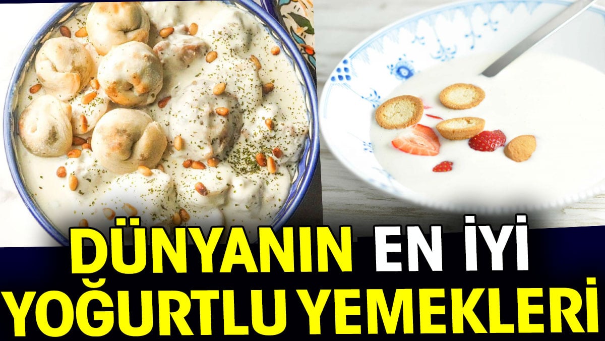 Dünyanın en iyi yoğurtlu yemekleri açıklandı