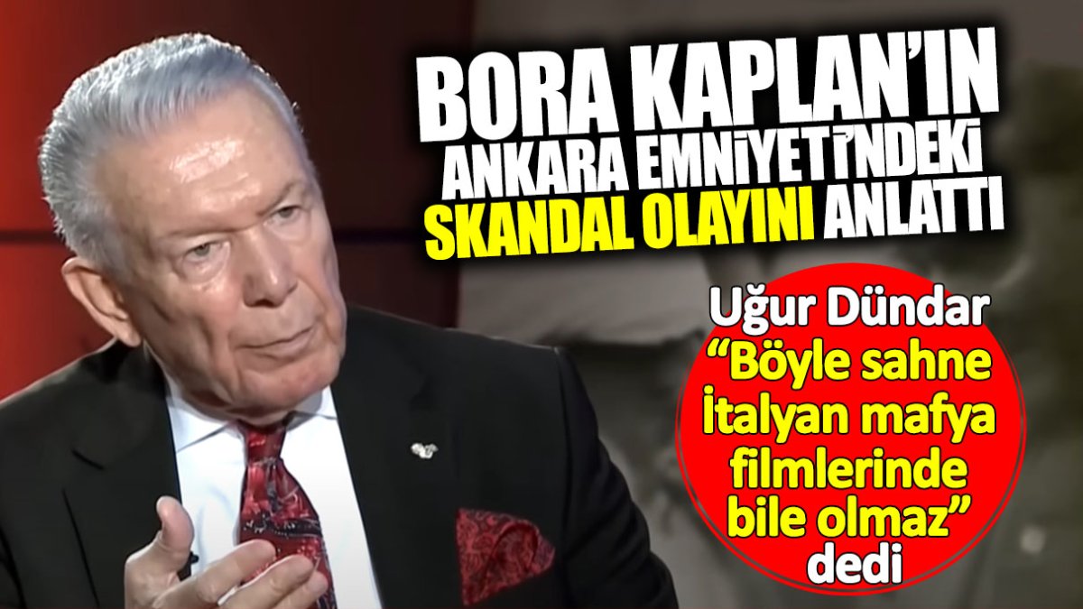 Uğur Dündar: Böyle sahne İtalyan mafya filmlerinde bile olamaz