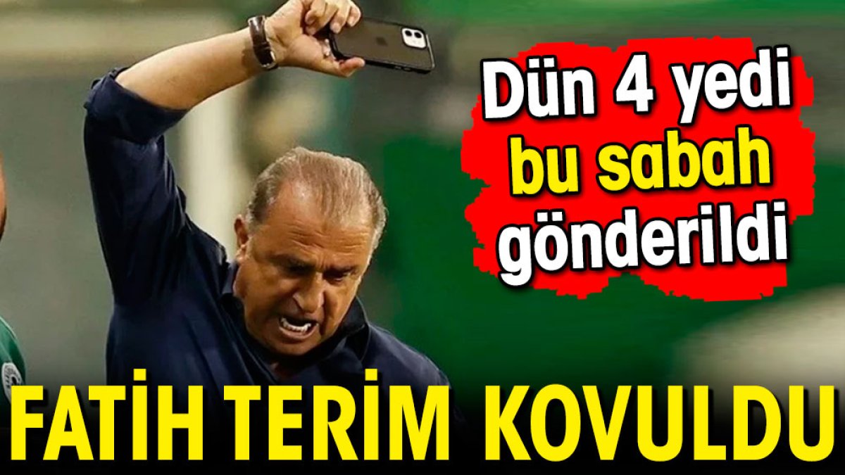 Fatih Terim kovuldu