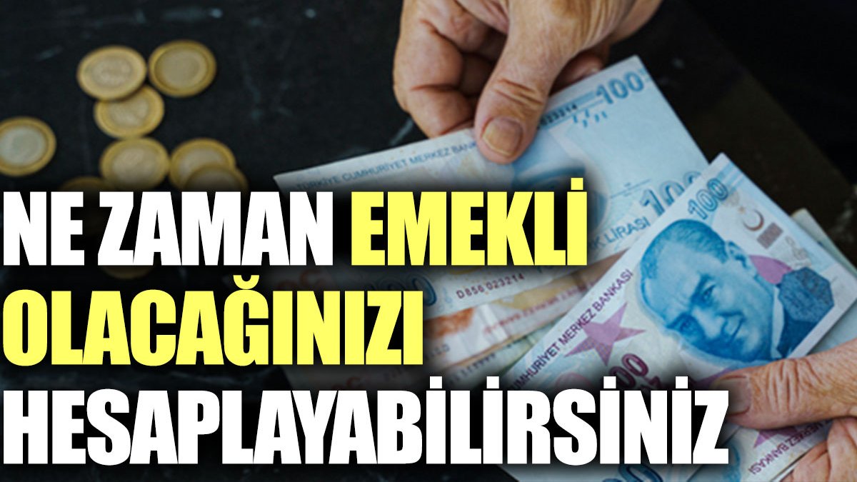 Ne zaman emekli olacağınızı hesaplayabilirsiniz