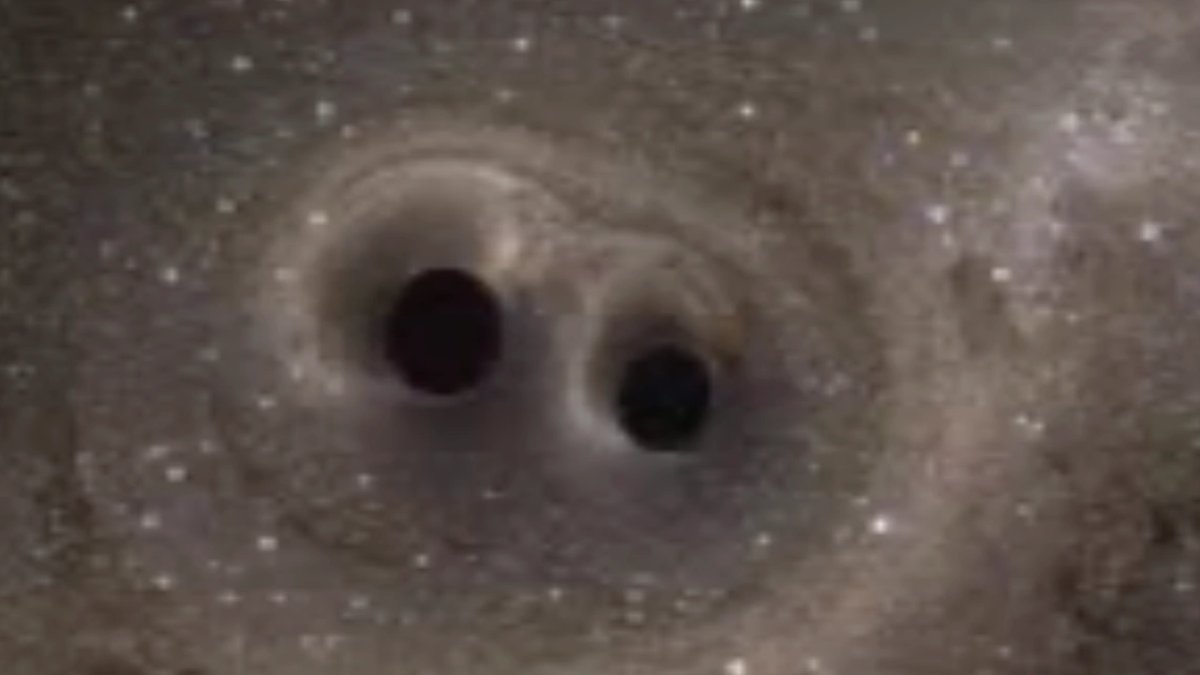 İki büyük kara deliğin birleştiği keşfedildi