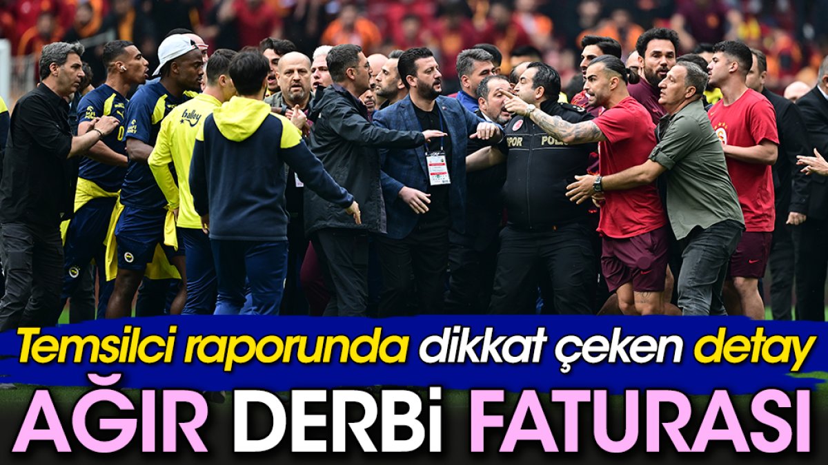 Derbi faturası Fenerbahçe'ye çıktı