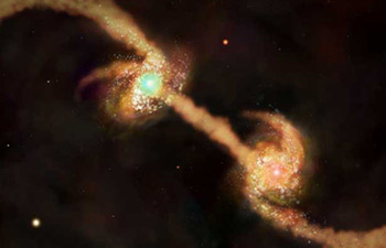 Evrenin derinliğinde devasa kara delik