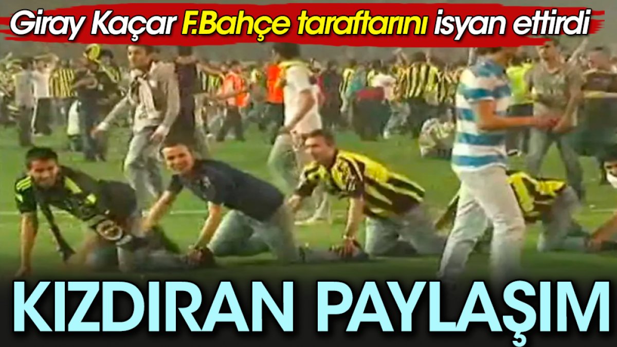 Giray Kaçar Fenerbahçe'nin derbi sevinciyle dalga geçti