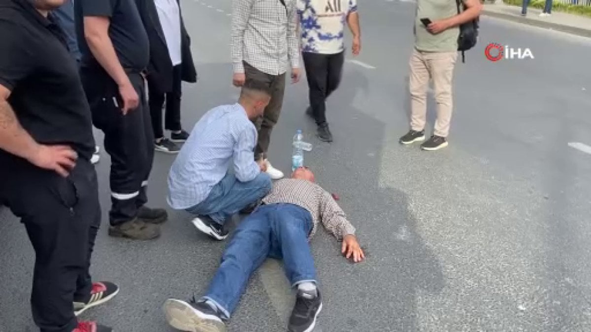 Gebze'de kamyonet bisikletliye çarptı: 1 yaralı