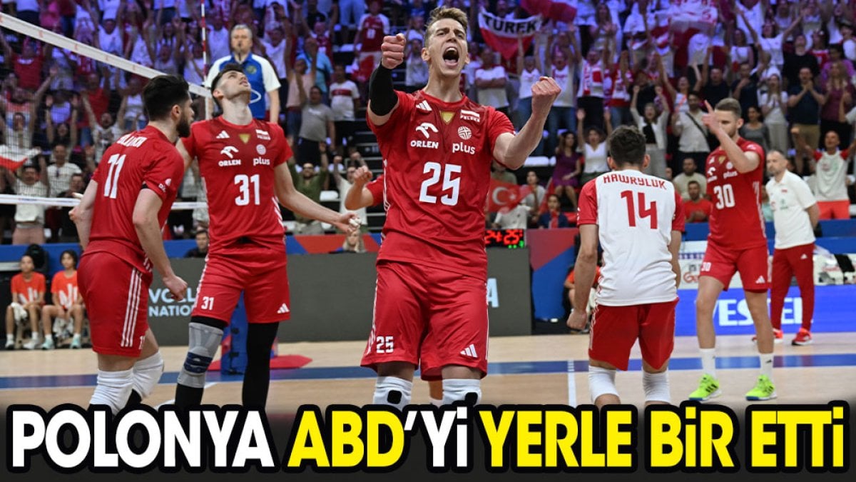 Polonya ABD'yi yerle bir etti