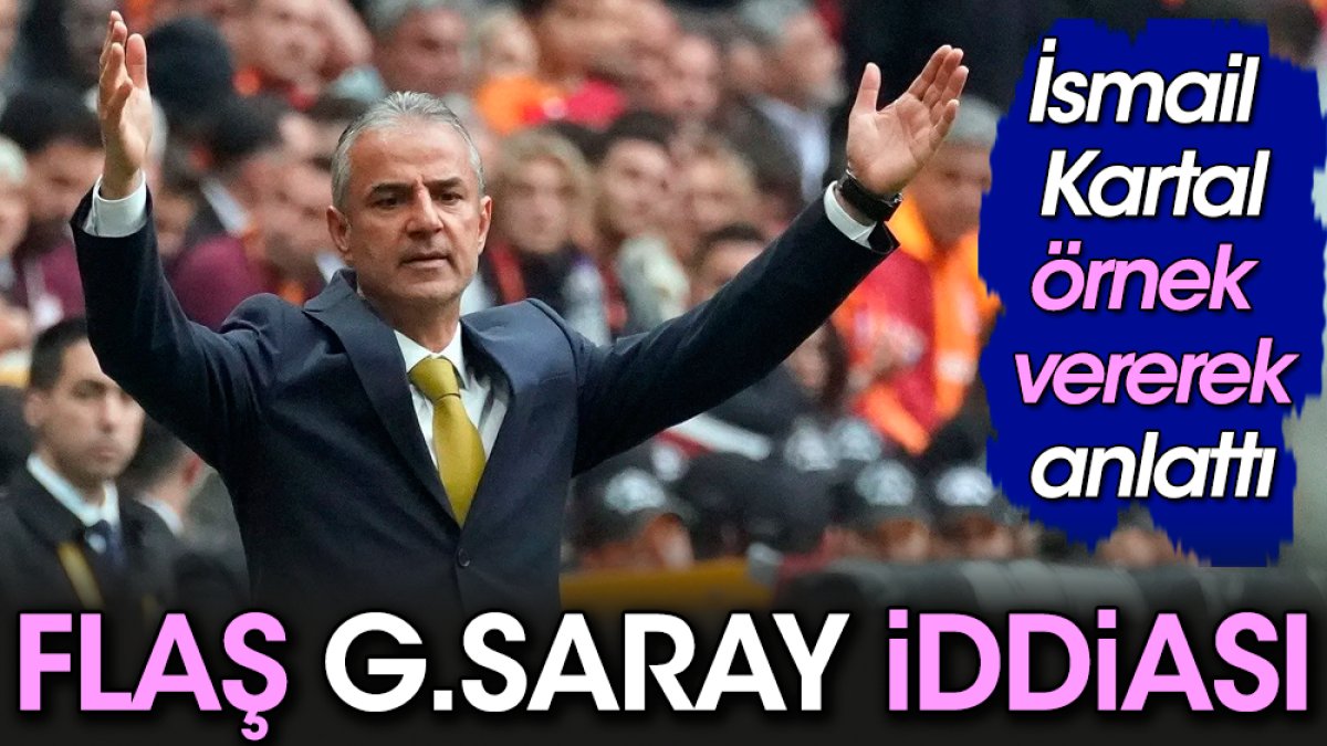 İsmail Kartal'dan beklenmedik Konyaspor Galatasaray iddiası. Örnek vererek anlattı