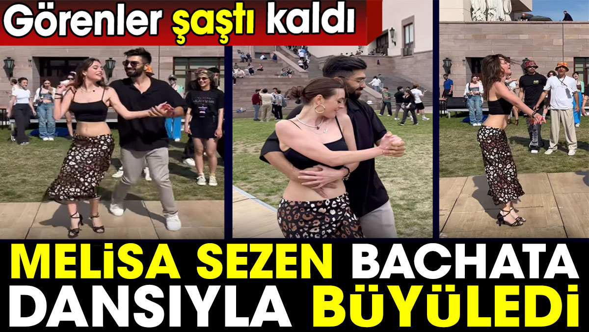 Melisa Sezen seksi dansıyla büyüledi. Görenler şaşkına döndü