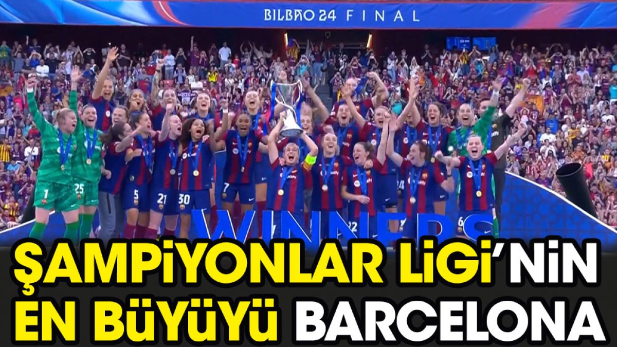 Şampiyonlar Ligi'nin en büyüğü Barcelona