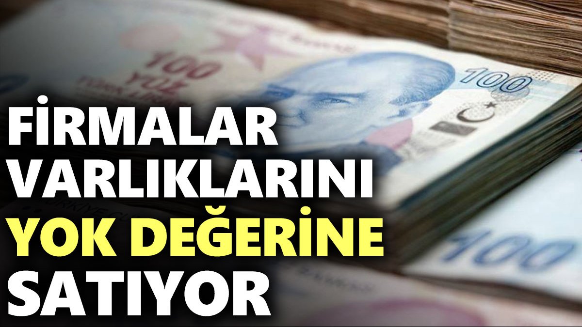 Firmalar varlıklarını yok değerine satıyor