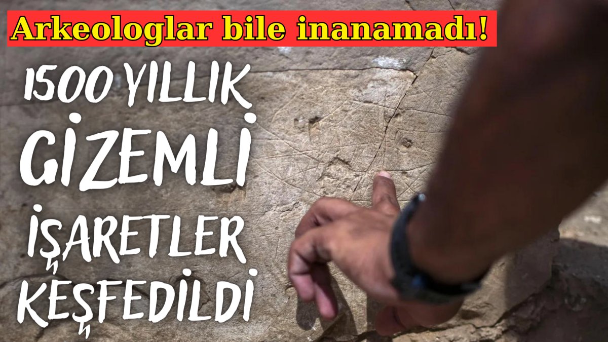 1500 yıllık gizemli işaretler keşfedildi. Arkeologlar bile inanamadı