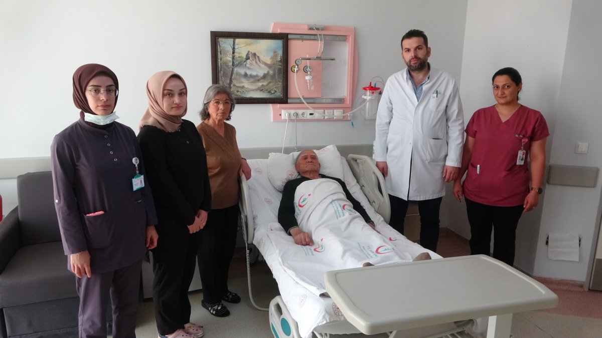 Malatya'da 94 yaşındaki adam kanseri yenerdi