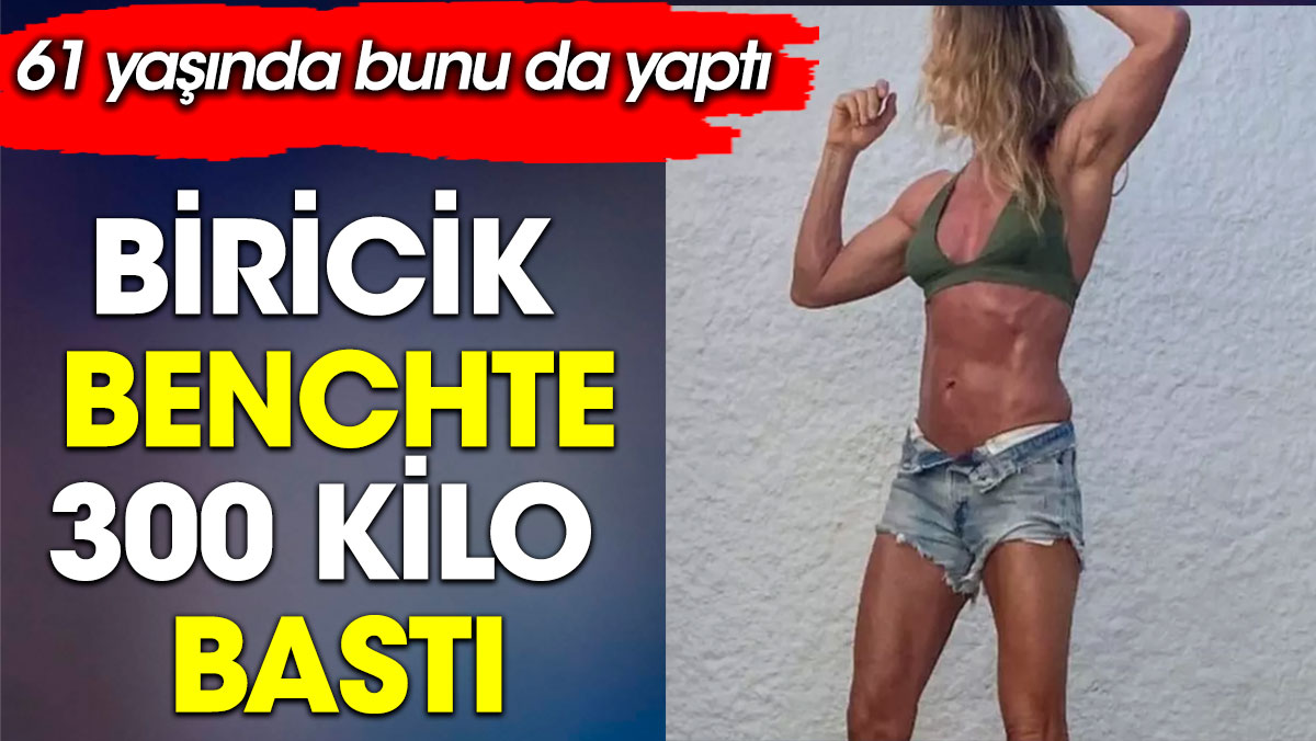 Biricik Suden benchte 300 kilo bastı