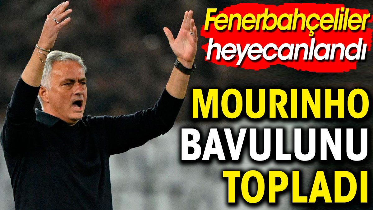 Mourinho bavulunu topladı