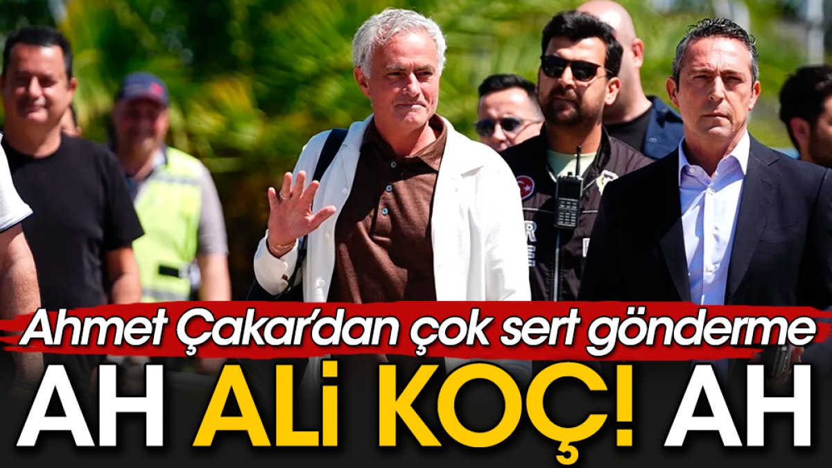 Ahmet Çakar: Ah Ali Koç ah